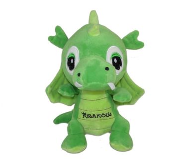 Sun-Day, Smok "Kraków", maskotka, jasnozielony, 31 cm