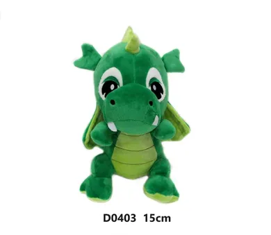 Sun-Day, Smok, maskotka, zielony, 15 cm