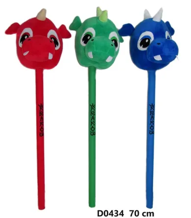 Sun-Day, Smok na kiju "Kraków", maskotka, 70 cm, 1 szt.