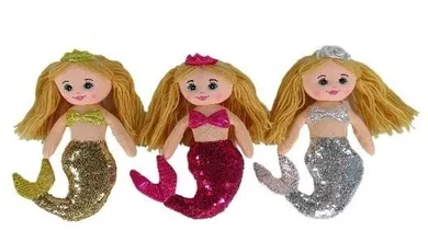 Sun-Day, Syrenka, lalka szmaciana, 30 cm, 1 szt.