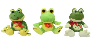 Sun-Day, żaba, maskotka z głosem, maskotka, 20 cm, 1 szt.