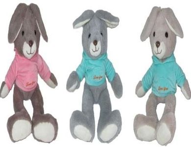 Sun-Day, Zając, maskotka, 30 cm, 1 szt.