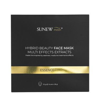 SunewMed+, Essence+ Hybrid Beauty Face Mask, hybrydowa maska z peptydami i śluzem ślimaka, 4-28g