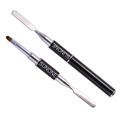 Sunone, pędzelek i szpatułka do żelu, 1 szt.