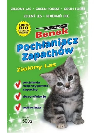 Super Benek, pochłaniacz brzydkiego zapachu, Zielony Las, 450g