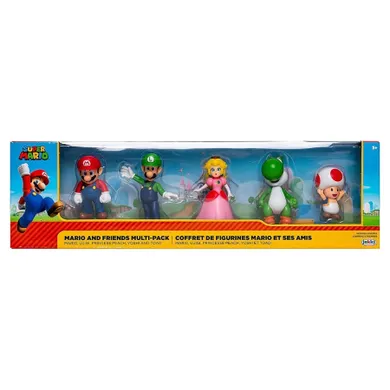 Super Mario, figurki, 6 cm, 5 szt.