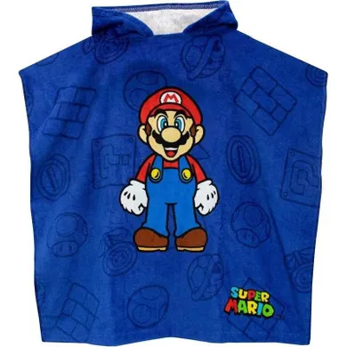 Super Mario, poncho, okrycie kąpielowe, 50-100 cm