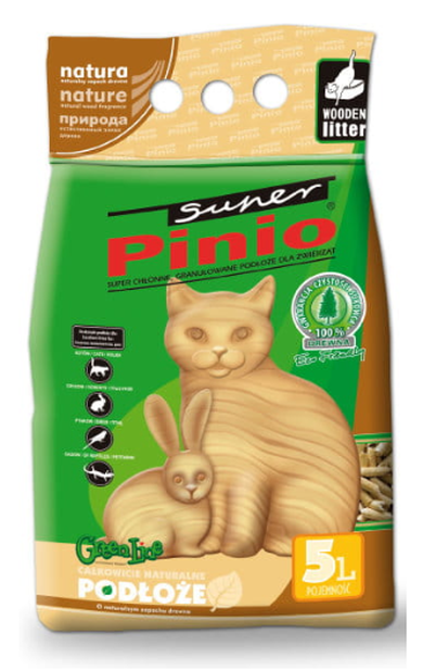 Super Pinio, żwirek drewniany, naturalny, 10l