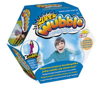 Super Wubble, bańkopiłka bez pompki, niebieska
