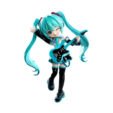 Superbuzz, Blokees, Serendipity Series, Hatsune Miku, figurka kolekcjonerska