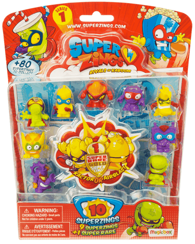 SuperZings, zestaw figurek, 10 szt.