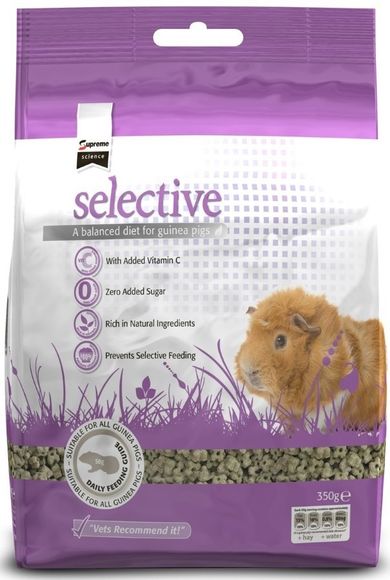 Supreme Science, Selective Guinea Pig, karma dla świnek morskich, 350 g
