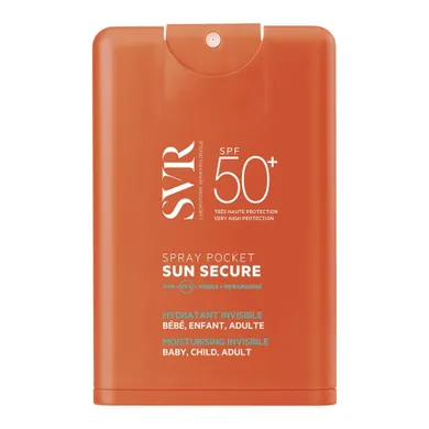 SVR, Sun Secure Spray Pocket SPF50+, spray przeciwsłoneczny, 20 ml