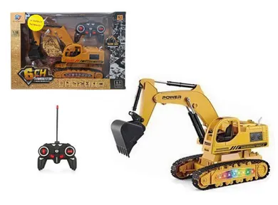 Swede, koparka, pojazd zdalnie sterowany, interaktywny