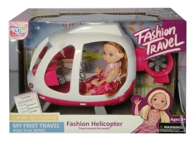 Swede, lalka w helikopterze