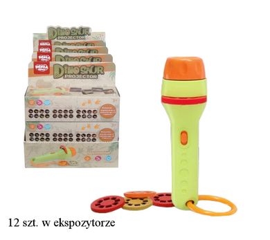 Swede, projektor z dinoobrazkami