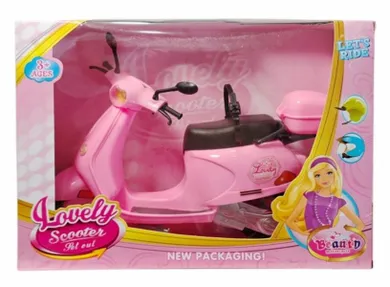 Swede, skuter dla lalki, różowy