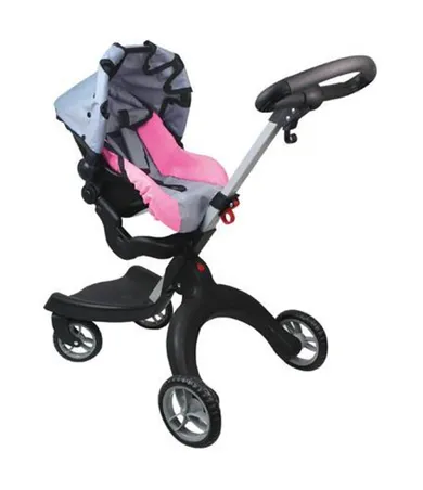 Swede, wózek dla lalki, z obrotowym siedziskiem i regulowaną rączką