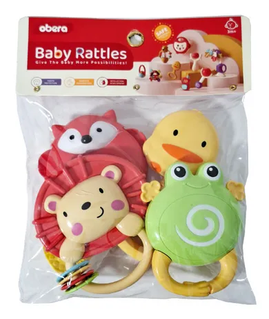 Swede, zestaw grzechotek, zwierzęta