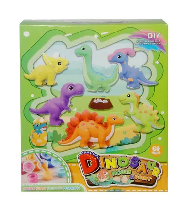 Swede, zestaw kreatywny odlewy gipsowe dinozaury do pomalowania