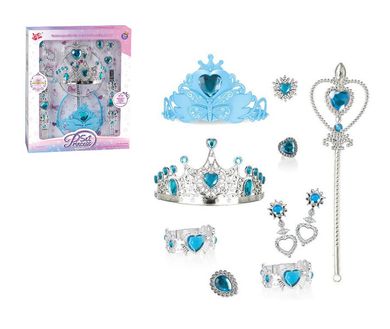 Swede, zestaw piękności, biżuteria, tiara z różdżką i akcesoriami
