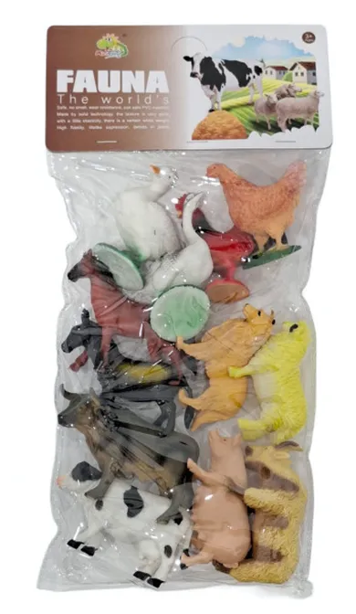Swede, zwierzęta wiejskie, zestaw figurek, 12 elementów