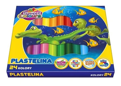 Sweet Colours, plastelina, 24 kolory