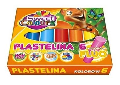 Sweet Colours, plastelina fluo, 6 kolorów