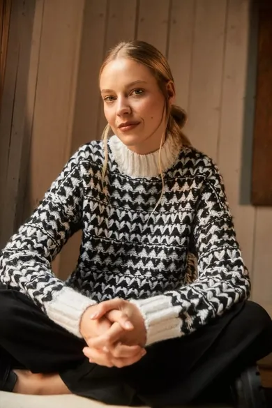 Sweter damski, mix, Moodo