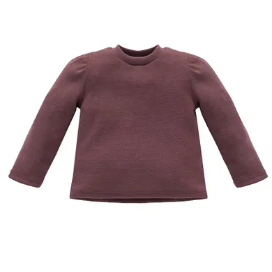 Sweter dziewczęcy, ciemnoróżowy, Pinokio