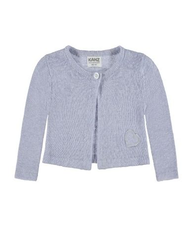 Sweter dziewczęcy, niebieski, Kanz