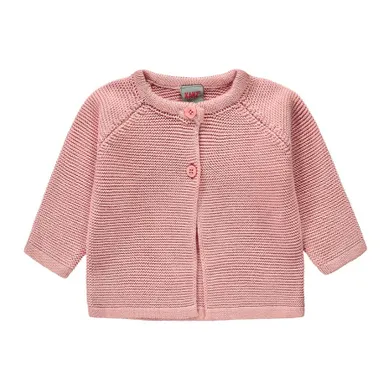 Sweter dziewczęcy, rozpinany, różowy, Kanz