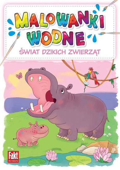 Świat dzikich zwierząt. Malowanki wodne