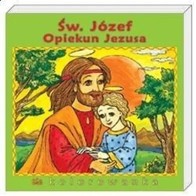 Święty Józef opiekun Jezusa. Kolorowanka