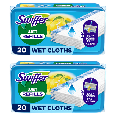 Swiffer, mokre chusteczki do podłóg, Citrus Fresh, 40 szt.