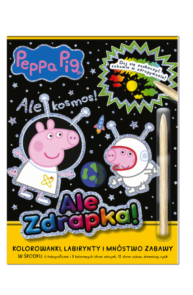 Świnka Peppa. Ale zdrapka! Ale kosmos!