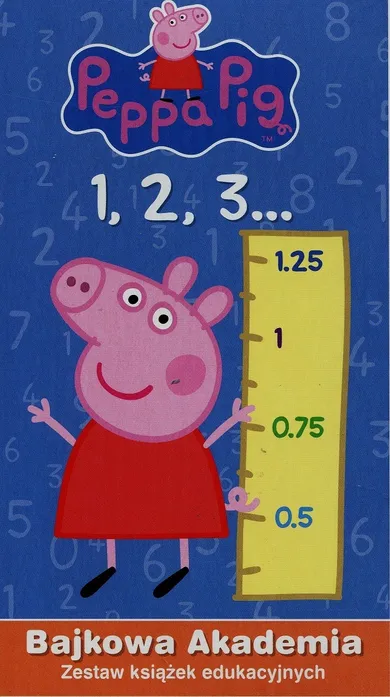 Świnka Peppa. Bajkowa Akademia. Zestaw książek edukacyjnych