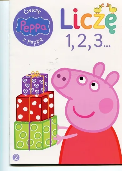 Świnka Peppa. Ćwiczę z Peppą. Liczę 123. Część 2