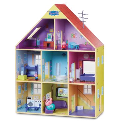 Świnka Peppa, drewniany domek
