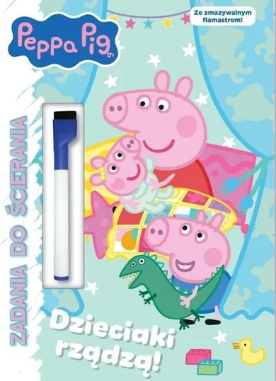 Świnka Peppa. Dzieciaki rządzą! Zadania do ścierania