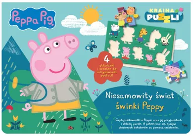 Świnka Peppa. Kraina puzzli. Niesamowity świat świnki Peppy