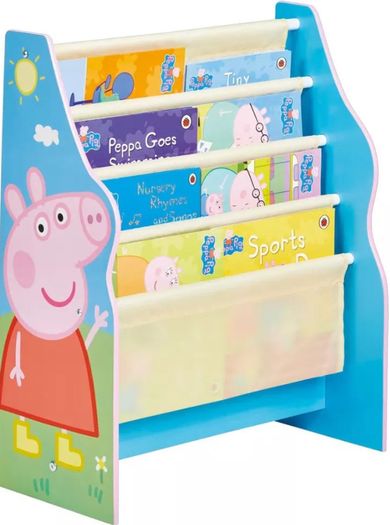 Świnka Peppa, organizer na książki dla dzieci