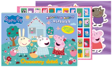 Świnka Peppa. Owocowy dzień. Zabawa w kolory i kształty
