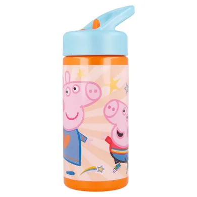 Świnka Peppa, Playground, Kindness Counts, bidon ze słomką, 420 ml