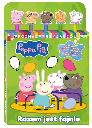 Świnka Peppa. Poznaj przyjaciół. Razem jest fajnie