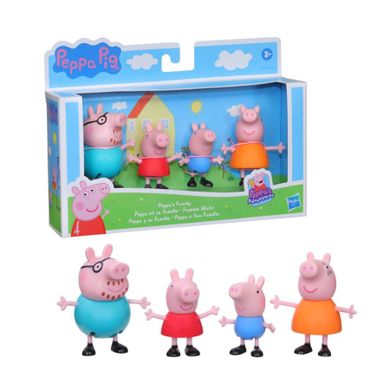 Świnka Peppa, Rodzina Peppy, zestaw 4 figurek