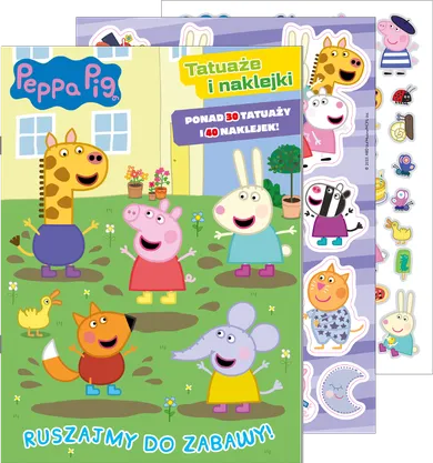 Świnka Peppa. Ruszajmy do zabawy! Tatuaże i naklejki