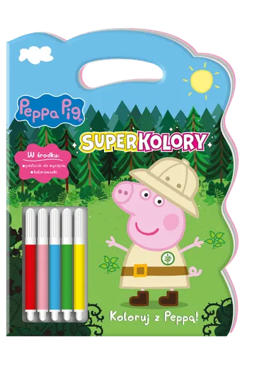 Świnka Peppa. Superkolory. Koloruj z Peppą!