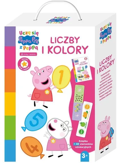 Świnka Peppa. Uczę się z Peppą. Liczby i kolory