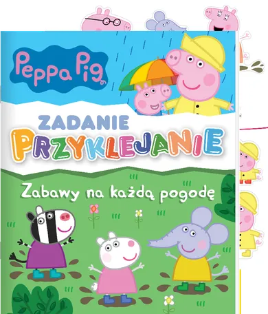 Świnka Peppa. Zabawy na każdą pogodę. Zadanie Przyklejanie